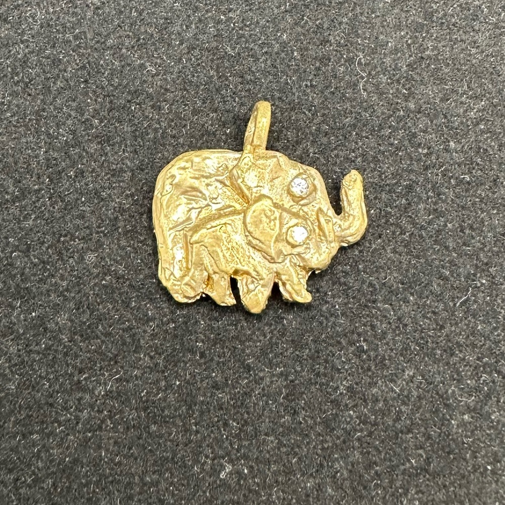 Sheldrick Wildlife Trust elephant charm. 40th anniversary charm. One of a kind!